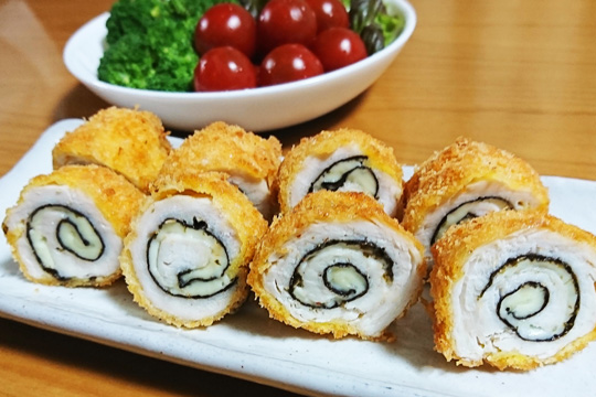 ささみの海苔チーズカツ